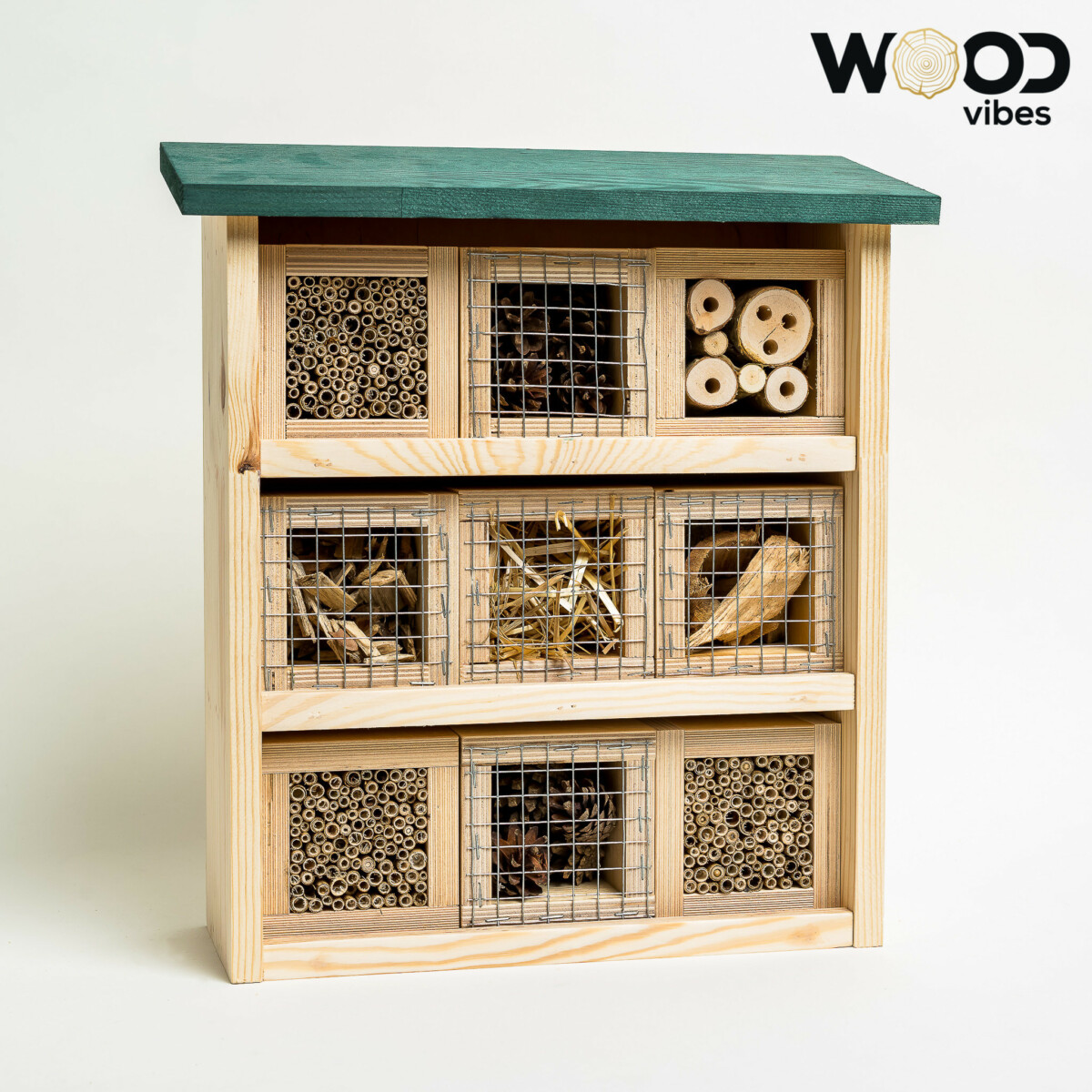 Baza hotelu / domku dla owadów Green Line – Make it yourself • Dla owadów